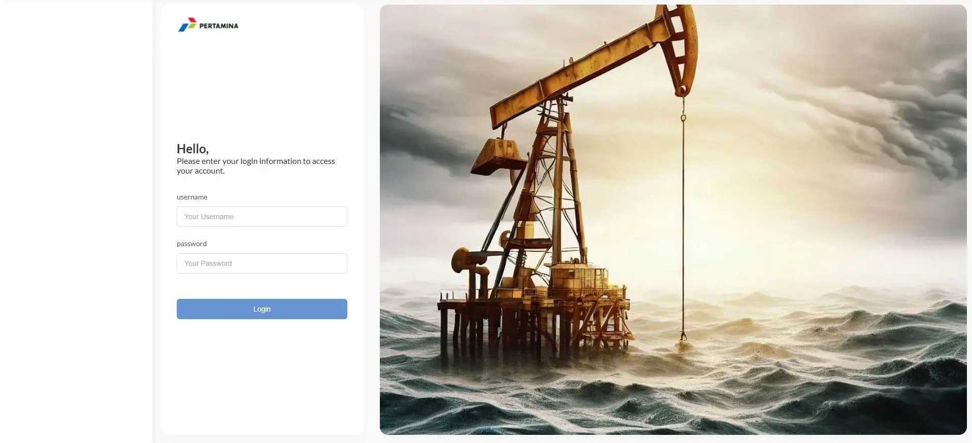 Padsim — Pertamina Aerated Drilling Simulator — tampilan utama
