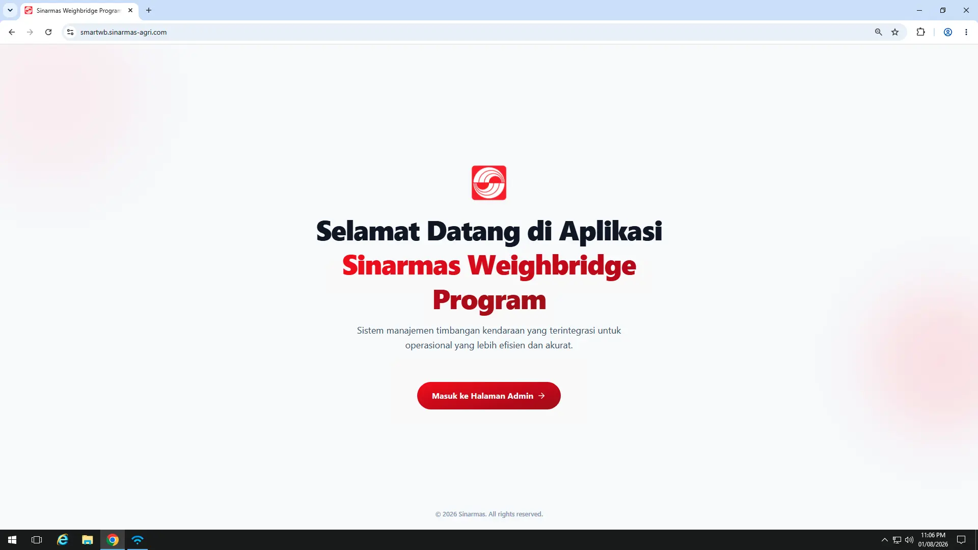 Smart Weighbridge — tampilan 2